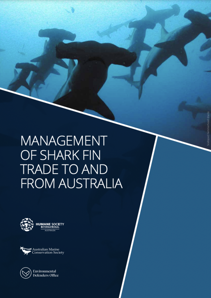 MANAGEMENT OF SHARK FIN TRADE TO AND FROM AUSTRALIA
